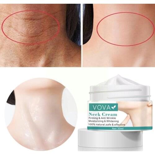 VOVA Peptide Neck Wrinkle Cream Lifting Anti Aging Anti Whitening Wrinkle 30Ml Cream Firming Skin Moisturizing Care Nourish W6A4
