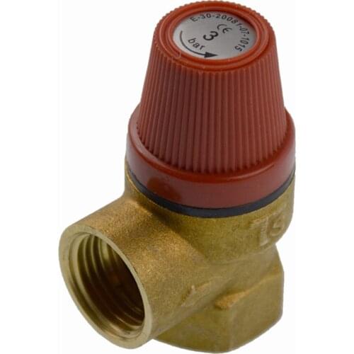 3 Bar 1/2 Boiler Safety Valve For Vaillant THERMOCOMPACT. TURBOmax VUW, VU Series, VUW Series - 190717