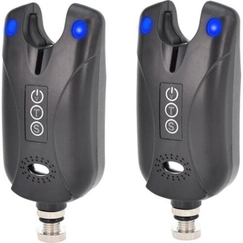 Fishing Bite Alarms Receiver Sound Alert LED Alarm Indicator Adjustable Tone Volume Fishing Throwing Rod Fishing tools