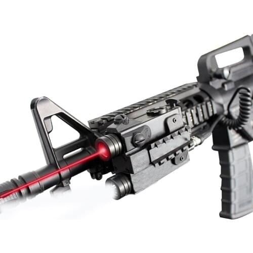 Laserspeed Professional Green Laser with Tactical Light Combo Sight For Air Guns AR15 M4 Hunting Shooting Laser Pressure Switch