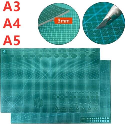 A3 A4 A5 Art Cutter Cutting Pad Self-Healing Double Printed PVC Cutting Mat Craft Sewing Quilting Scrapbook Board Leather Tool