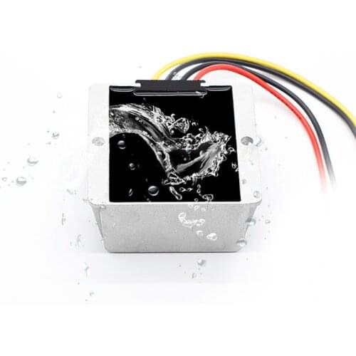 DC Voltage Stabilizer 8-40V to 12V 3A 6A 36W 72W Power Supply Converter Waterproof Dustproof Boost Step Down Regulator