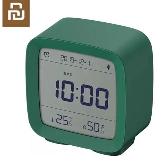 Intelligent sensor LED light Bluetooth alarm clock temperature humidity monitoring night light electronic clock