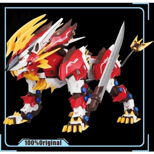 IN-STOCK ZA Model 1/72 Mechanical Beast SF95-002 Mugen Liger HAYATE LIGER TUSKS LION Assemble Action Figure Robot Toys
