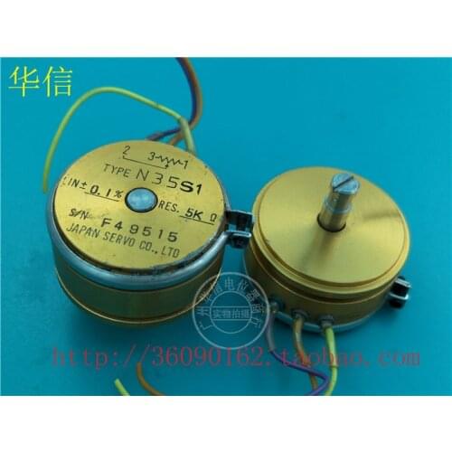 [VK] Japan N35S1 5K conductive plastic potentiometer CPP-35 servo mounting angle sensor switch