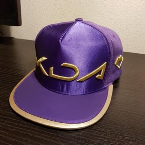 Damdos KDA Akali Hat Cosplay Cap Wigs Hair KDA Masks Women Baseball Caps Halloween Hats