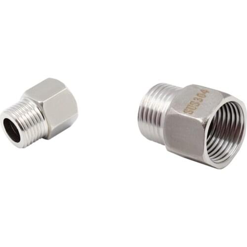 1Set 1/2 inch Male Thread To 1/2 inch Female Thread Stainless Steel Joint Garden Lawn Irrigation System Accessories