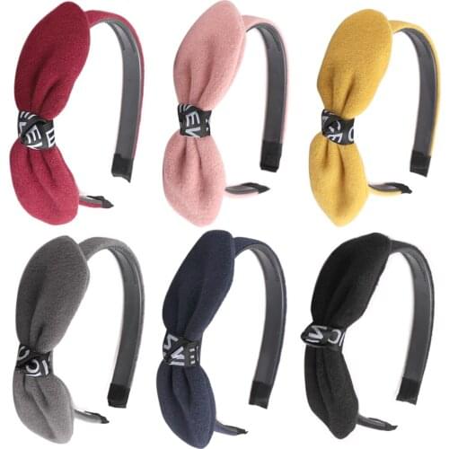 1 PC Fashion Children Bowknot Hairbands Big Hairbows Headband Girls Lovely Headwear WHB019