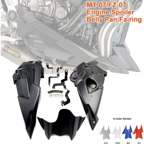2020 NEW Motorcycle Engine Spoiler Belly Pan Lower Fairing Mounting Bracket For Yamaha MT-07 MT07 FZ07 FZ-07 2014-2019 MT FZ 07