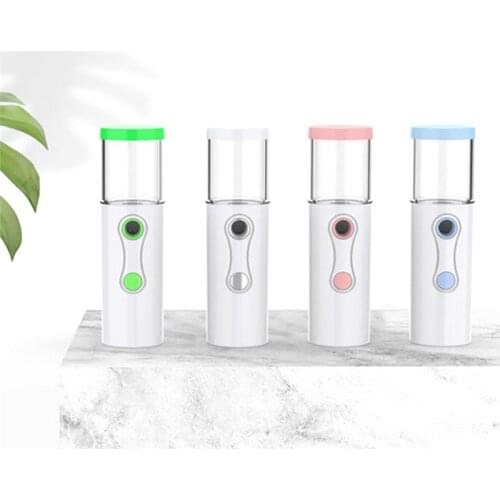 30ML Mini Nano Water Mist Sprayer Facial Steamer Beauty Spray USB Rechargeable Hydrating Atomiser Facial Spray Beauty