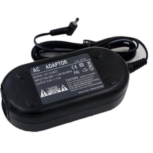8.4v 1.5a AC/DC Power Supply Adapter Charger CA-570 for Canon HFM300 HFM31 HG21 HFG10 HFS21 HV20 ZR400 ZR500 ZR60