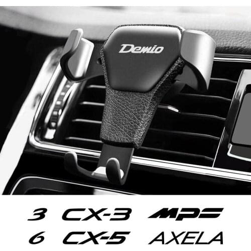 Gravity Auto Phone Holder Car Air Vent Clip Mount Mobile CellPhone Stand Support For Mazda Demio CX5 Axela MPS Atenza Accesorios