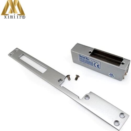 Electronically Controlled Locking Narrow-Type Electric Lock Long Plate European 350A-L Fail-secure NO Style Electric Lock