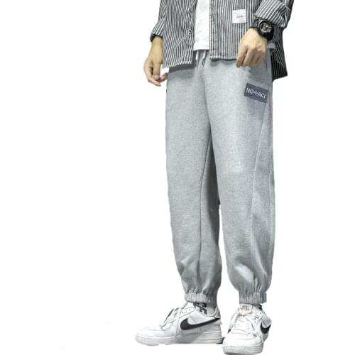 Autumn Casual Mens Korean Fashion Pants Loose Harem Pants Autumn Tracksuit High Quality Street Wear Sweatpants