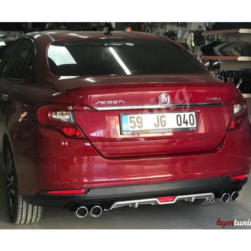 Fiat Egea Diffuser Sport Model Diffuser Car Accessory Universal Compatible Modified Rear Bumper Attachment