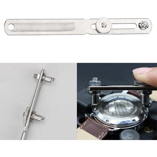 DIYWORK Watchmaker Wrench Spanner Battery Replacement Tool Adjustable Watch Back Case Opener Watch Repair Kit