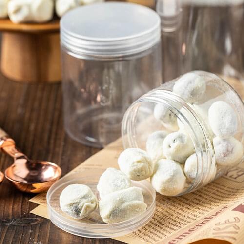 10pcs Net red candy cookies biscuits packaging box transparent plastic snack jar ice cream cup Tiramisu cake pastry box with lid