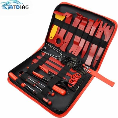 Portable 65pcs/set Auto Car Radio Panel Door Clip Panel Trim Dash Audio Removal Tools Installer Pry Kit Repair Tool Car-Styling