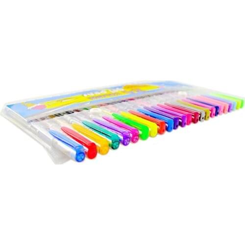 Promotion Pen 30 Colors Gel Pen Set Glitter Gel Pens For School Office Adult Coloring Book Journals Drawing Doodling Art Marker