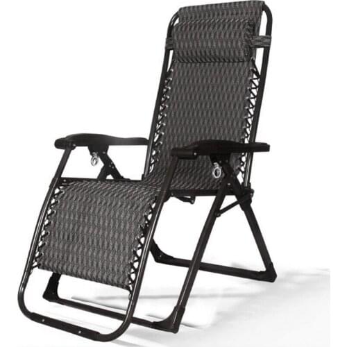 Folding Recliner Sling Chairs Removable Replacement Rhombus Cloth + Headrest Head Cushion Headrest Pillow + Laces Kit Set