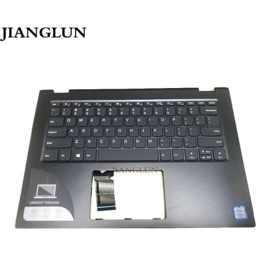 JIANGLUN Used Palmrest Upper Base Cover with Keyboard For Lenovo Yoga 520-14IKB