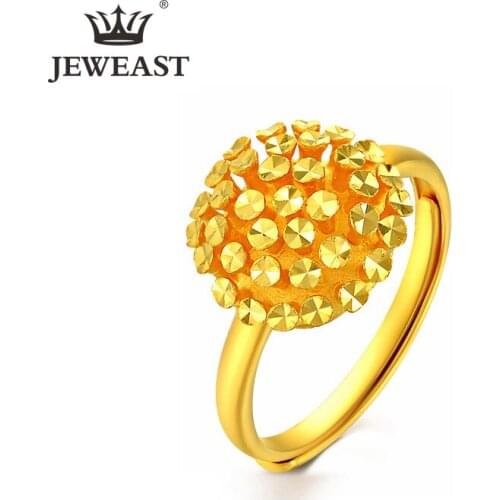 YSF 24K Pure Gold Ring Real AU 999 Solid Gold Rings Beautiful Mushroom Upscale Trendy Classic Fine Jewelry Hot Sell New 2020
