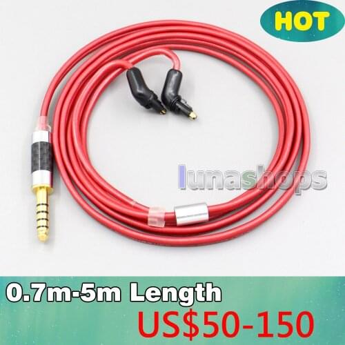 2.5mm 4.4mm XLR 3.5mm 99% Pure PCOCC Earphone Cable For Sony MDR-EX1000 MDR-EX600 MDR-EX800 MDR-7550 LN006659
