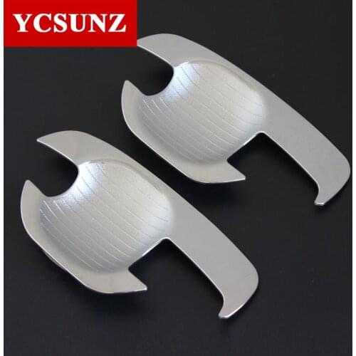 2008-2014 ABS Chrome For Toyota Innova Accessories Chrome Door Handle Bowl Insert For Toyota Innova Ycsunz
