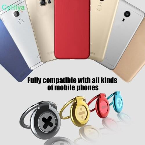 50pcs Universal Metal Finger Ring Holder Smartphone Mobile Phone Finger Stand Holder For iPhone X 8 Samsung Tablet with Package