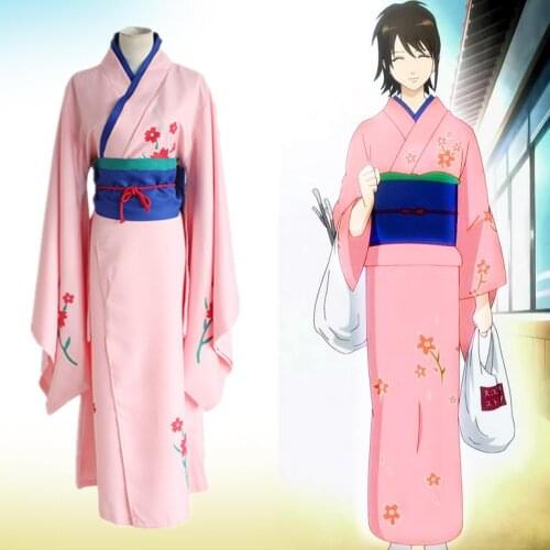 Anime Gintama Cosplay Costumes Tae Shimura Cosplay Costume Kimono Halloween Carnival Party Women Silver Soul Cosplay Costumes