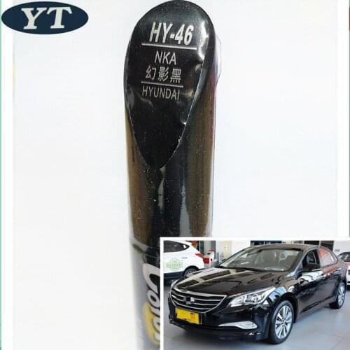 Car scratch repair pen, auto paint pen BLACK color for Hyundai IX35 IX25 Elantra Accent I30 Verna Tucson Sonata Santafe