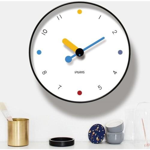 Clocks For Home Living Room Decor Large Wall Clock Modern Design Creative Hanging Watch Mute Clock Battery Operated Silent klok