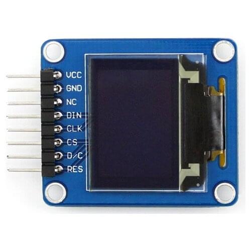 0.95inch RGB OLED (A) small Display Module SSD133 Driver Chip 1 96 x 64 Resolution SPI Interfaces curved/horizontal pinheader