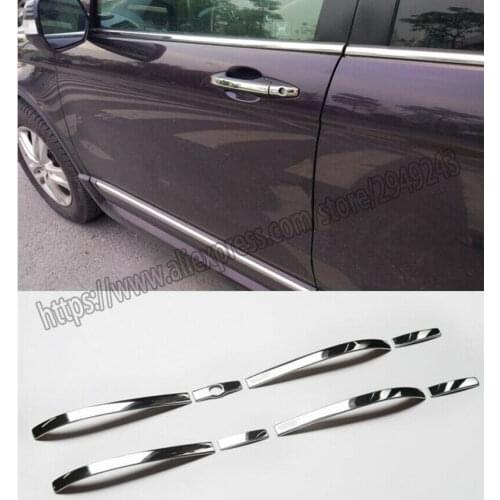 For HONDA CR-V CRV 2007 2008-2011 8pcs stainless outside door handle cover trim 8pcs