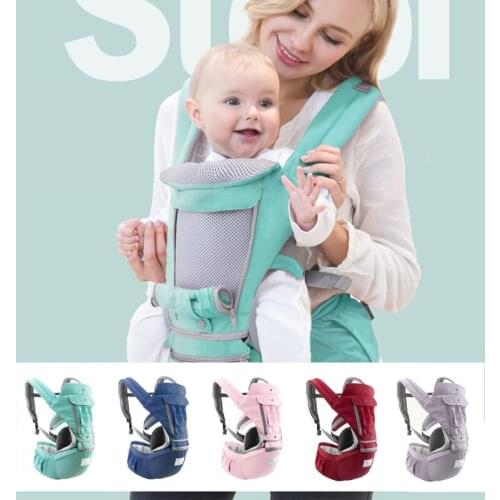 0-36 Months Breathable Baby Carrier Ergonomic Baby Carrier Backpack Portable Kid Infant Kangaroo Hipseat Baby Sling Carrier Wrap