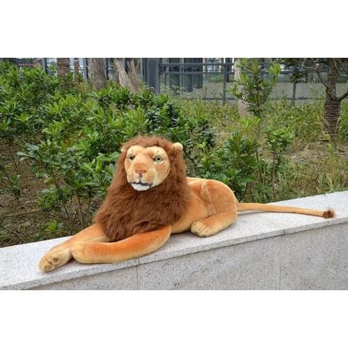 Fillings toy, simulation animal prone lion plush toy birthday gift h539