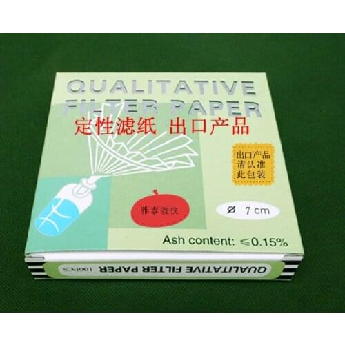 Qualitative Analysis Filter paper/Filting paper 70mm for filting&qualitative analysis, 100pieces/pack
