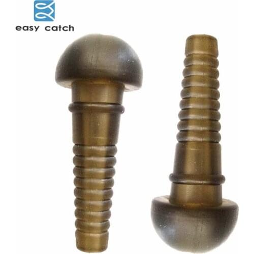 Easy Catch 20pcs 2.4cm Safety Sleeves For Safety Lead Clips Thermal Plastic Rubber Carp Rig Safety Sleeve Carp Fishing Tackles