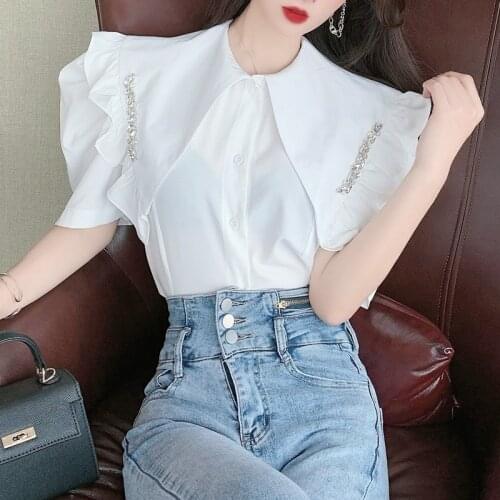 Limiguyue White Blouses