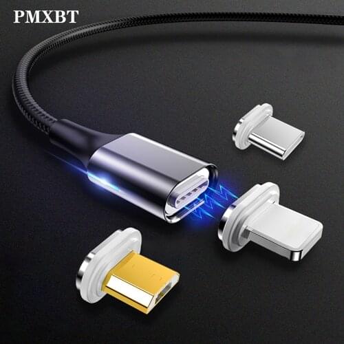3A Fast Charging Magnetic Usb Cable Type C Micro USB Charger Cable For iPhone 7 Xiaomi Magnet Mobile Smartphone Charge Data Cord