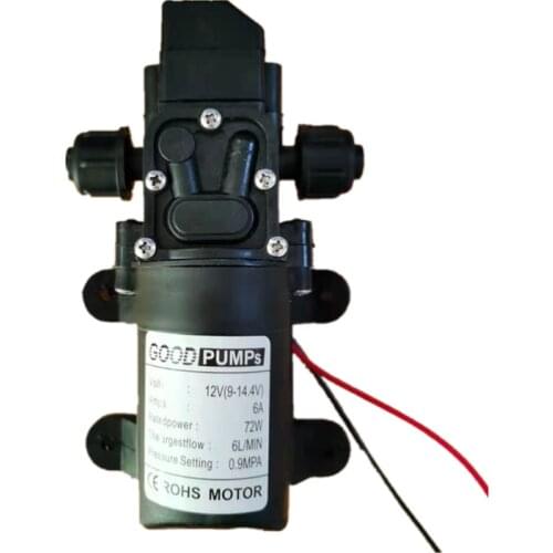 NEW DC 12V 130PSI 6L/Min Water High Pressure Diaphragm Self Priming Pump 70W