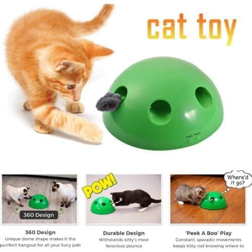 N PLAY Pet Cat Toy Funny Carnival Game Peek A Boo Play Stimulates Kitty Pet Mentally Physically Cat Toys Dropshipping In Stock