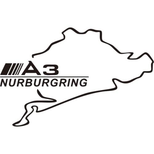 Car Racing Nurburgring Stickers For Audi A3 8P 8V 8L Auto Captivating Fuel Tank Cap Auto Decoration Vinyl Decals Car Accessories