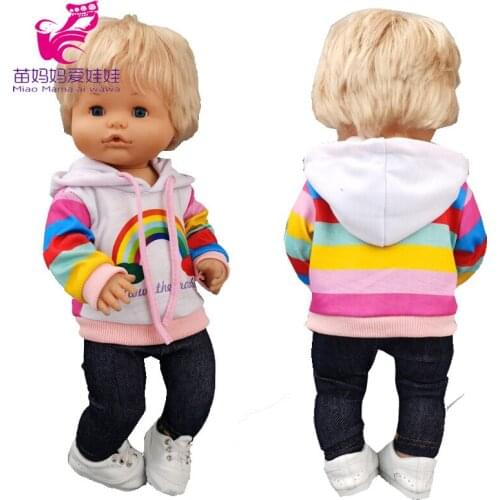 Babydoll clothes pink hoodie sweater Nenuco Ropa y su Hermanita doll costumes