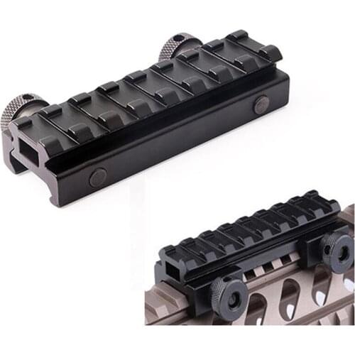 Tactical Weaver Side Mount Rail Quick 20mm Detach Double Side Scope Sight Mount Bracket Rifle