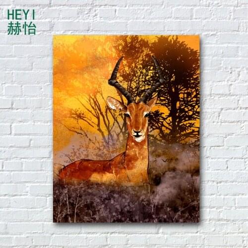 In Animal Poster Forest Home Decoration Animal Printing Modern Artist Residence Decoration Picture Living Oom Decoration MuralX5