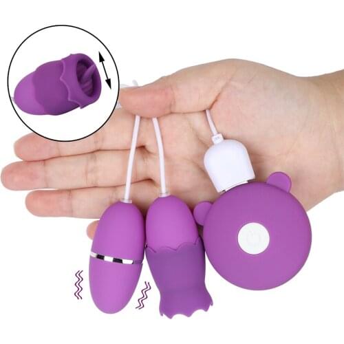 20 Frequency Charging Tongue Vibrator Nipple Sucker Clitoris Stimulator Licking Vibrator Breast Enlarger Adult Sex Toy for Women