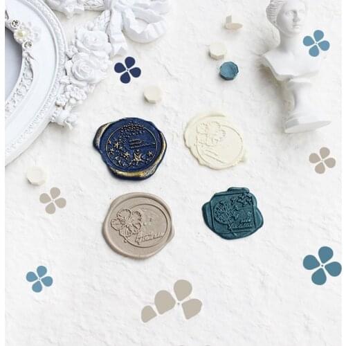 Creative Landscape Lacquer Seal DIY Wax Seal Lacquer Utensils Greeting Card Wax Seal Accessories Christmas Card Decoration
