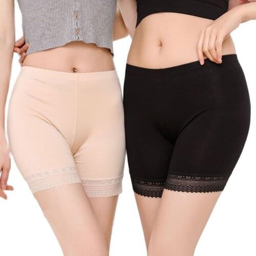 Womens Safety Shorts Pants Under The Skirt Mid Waist Seamless Boxer Female Panties Boyshorts Girls Underwear Summer 2021