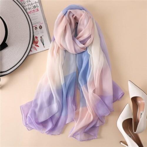 2018 Womens faux silk scarf shawl oversize soft headband female large size sunscreen beach shawl 180x145cm